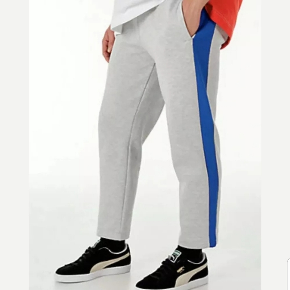 Mens PUMA Pepsi T7 Sweat Pants - Light Gray - M